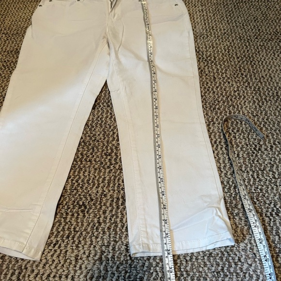 Cleo White Straight Leg Jeans Women's Size 10 - Picture 4 of 9
